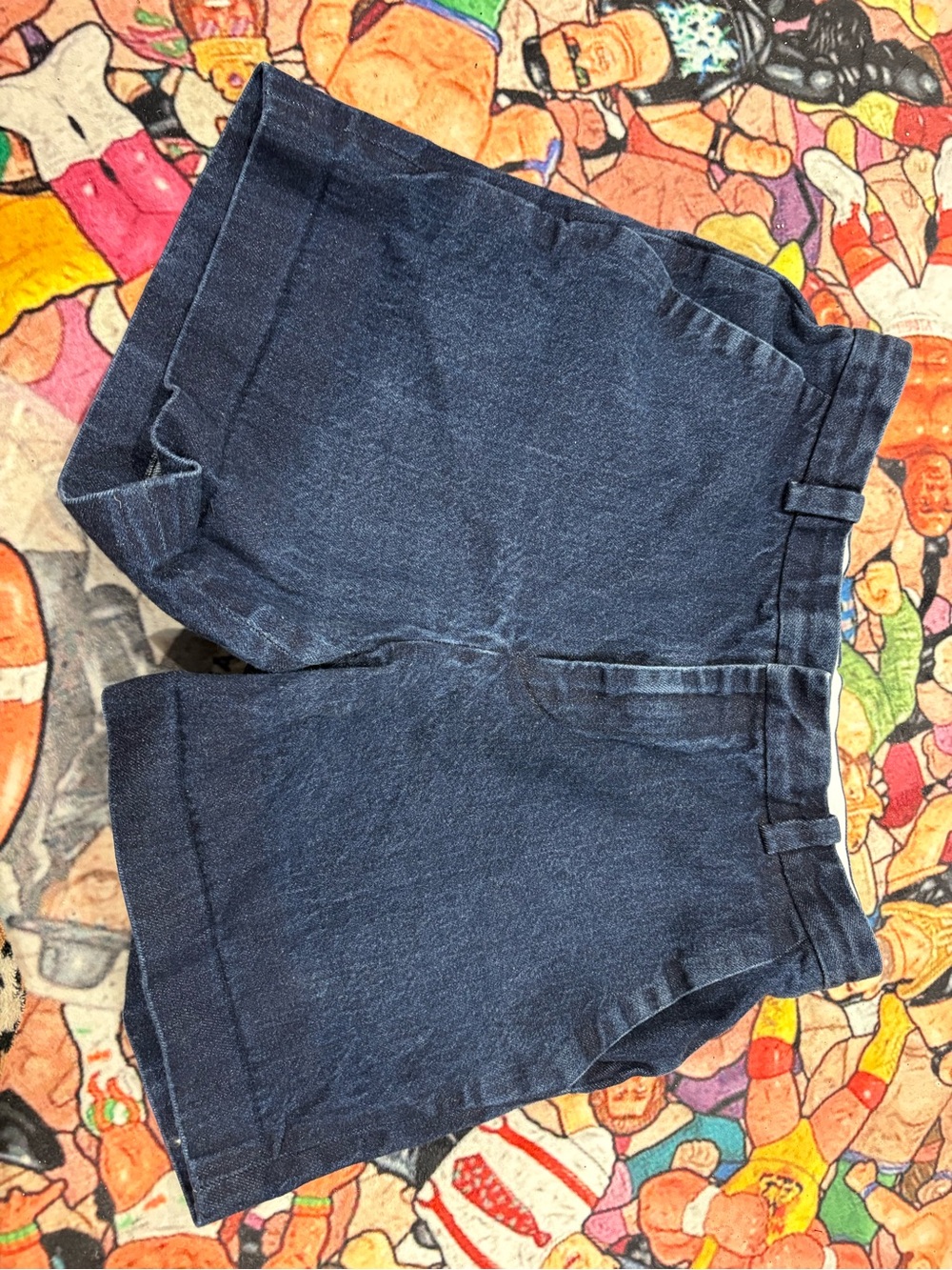 Dark Wash Denim Shorts